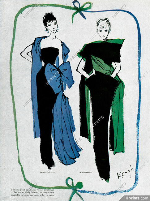 Jacques Griffe & Schiaparelli 1950 Evening Gowns, Tom Keogh