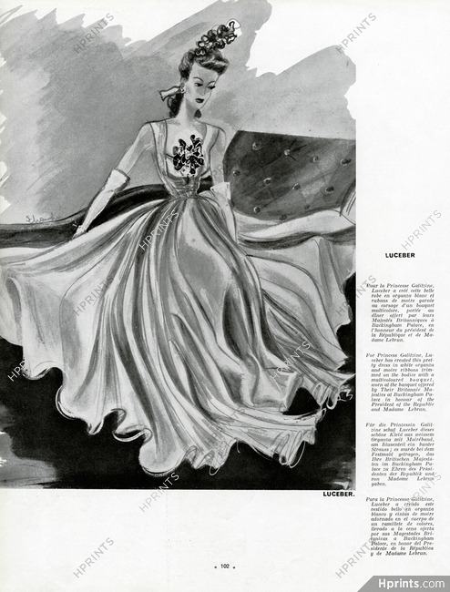 Luceber 1939 "Pour la Princesse Galitzine..."