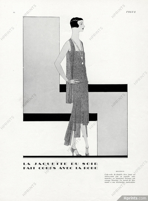 Molyneux 1929 Embroidery Dress Lee Creelman Erickson