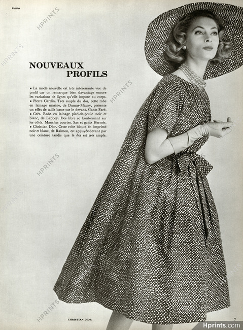 Christian Dior 1958 Raimon, Photo Pottier