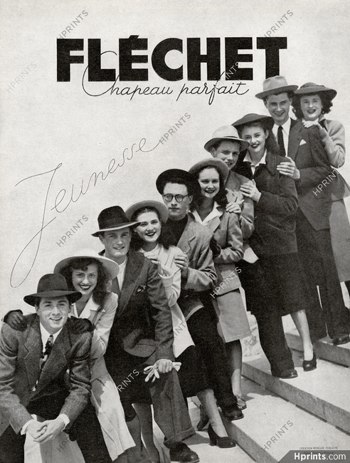 Fléchet (Men's Hats) 1949 Photo Gorsky-Triora