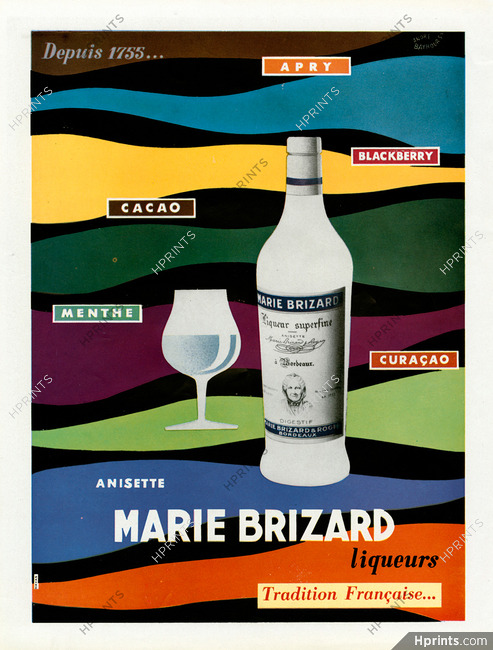Marie Brizard (Liquor) 1952 André Bayhourst