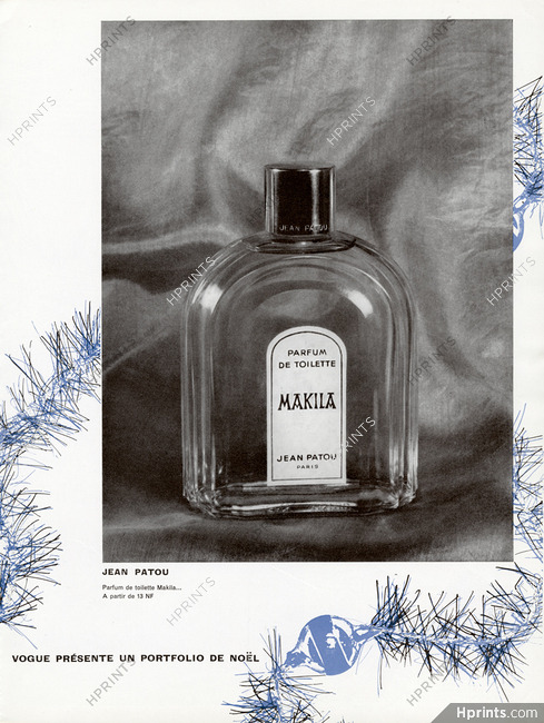 Jean Patou (Perfumes) 1962 Makila