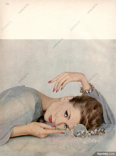 Schlumberger (High Jewelry) 1957 Tiffany, Photo Louise Dahl-Wolfe
