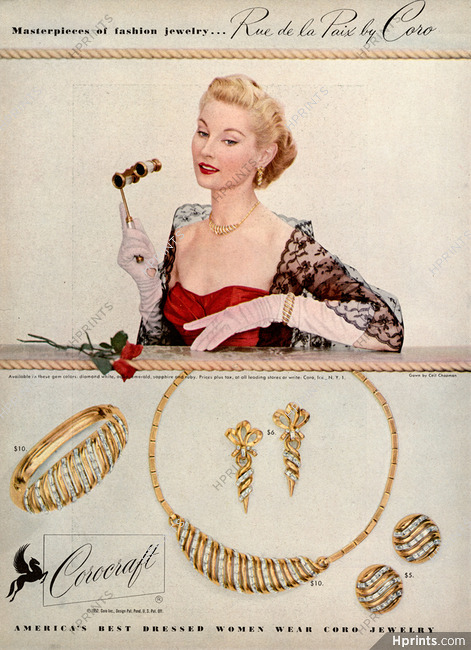 Corocraft (Jewels) 1952 Ceil Chapman