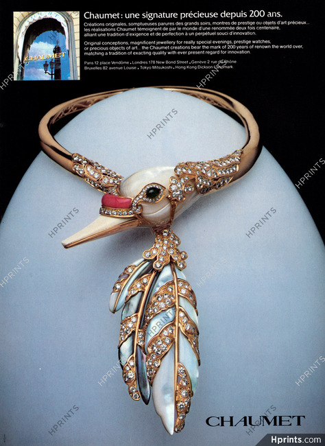 Chaumet (Jewels) 1982 Bird Necklace