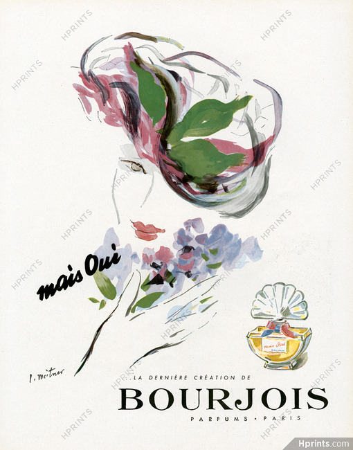 Bourjois (Perfumes) 1949 Mais Oui, Meitner