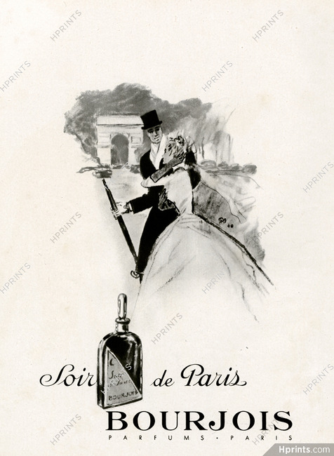 Bourjois (Perfumes) 1949 Soir de Paris, Mourgue
