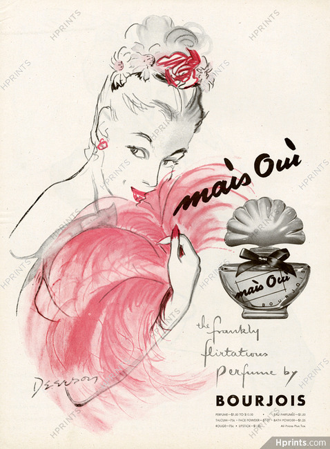 Bourjois (Perfumes) 1945 Mais Oui