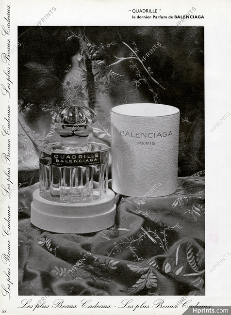 Balenciaga (Perfumes) 1957 Quadrille