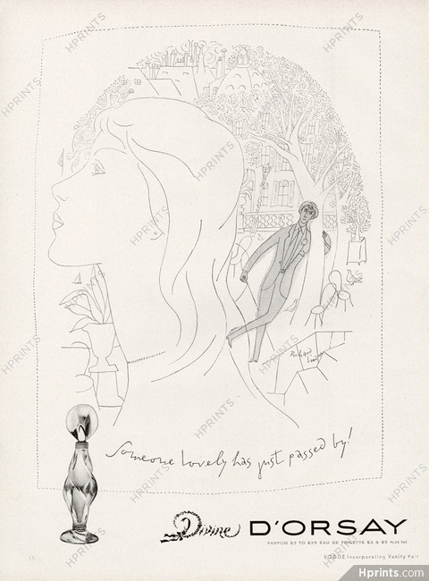 D'Orsay (Perfumes) 1952 Divine, Richard Lindner