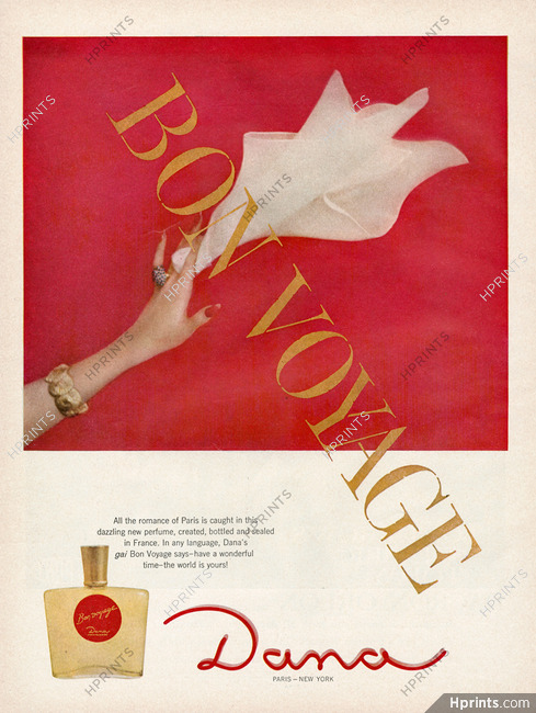 Dana (Perfumes) 1960 Bon Voyage