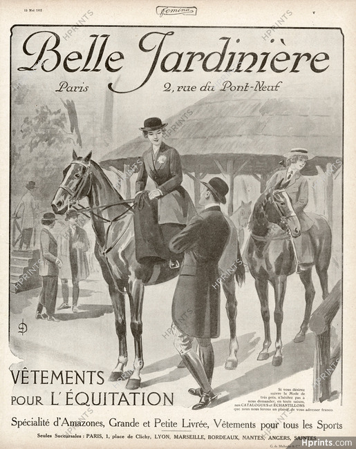 Belle Jardinière 1913 Amazone