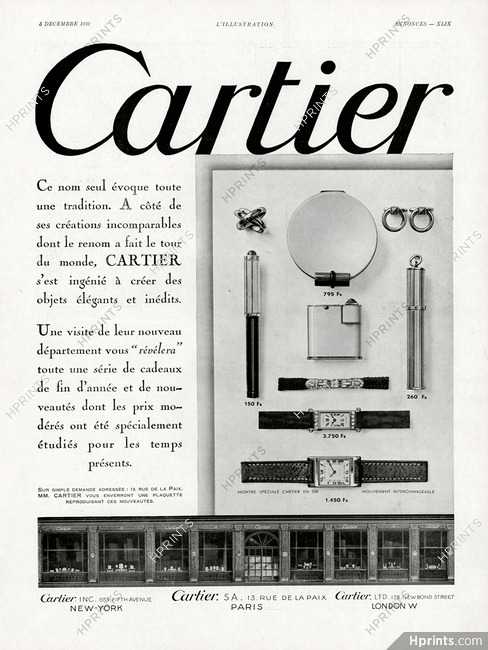 Cartier 1931 Rue de la Paix, Paris
