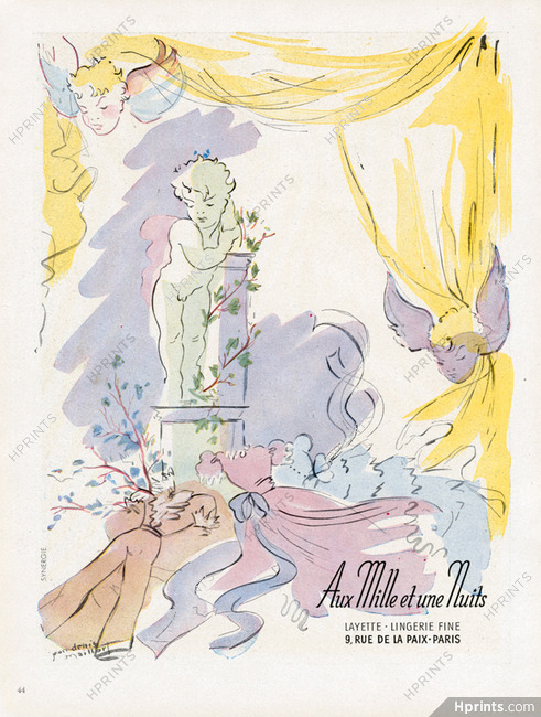 Aux Mille et une Nuits (Lingerie, Layette) 1947 Jean Denis Maillart