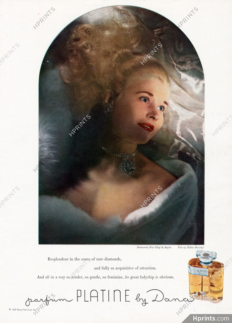 Dana (Perfumes) 1947 Platine, Van Cleef & Arpels