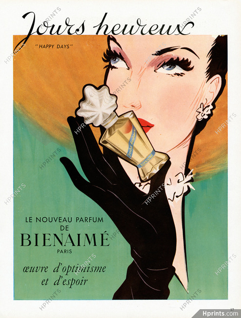 Bienaimé (Perfumes) 1949 Happy Days, Jours Heureux