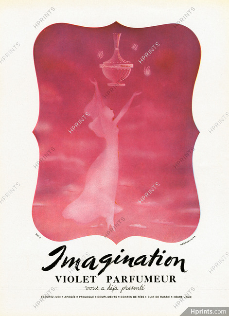 Violet (Perfumes) 1946 Imagination, Sved