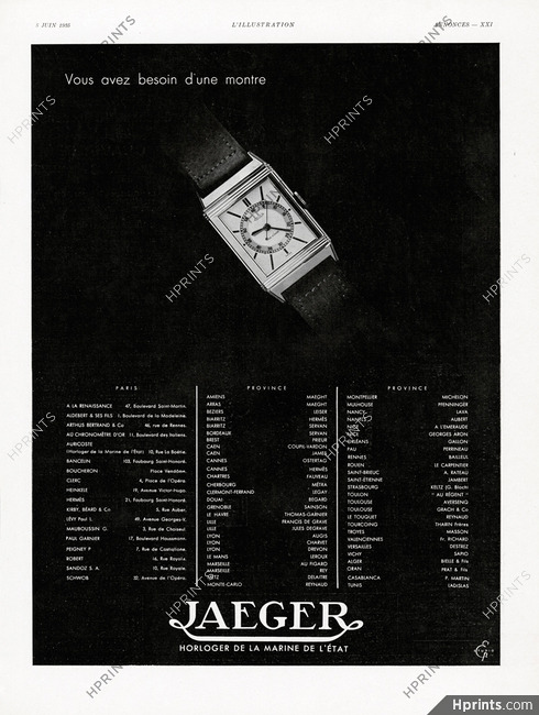 Jaeger-leCoultre (Watches) 1935