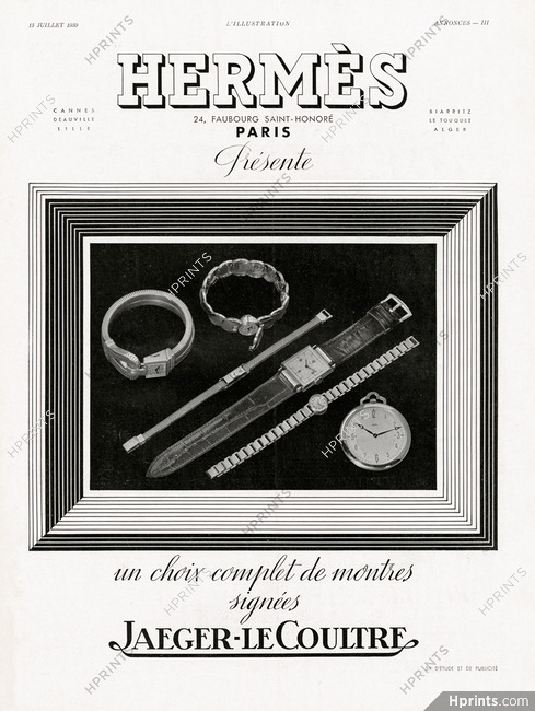 Hermès & Jaeger-leCoultre (Watches) 1939