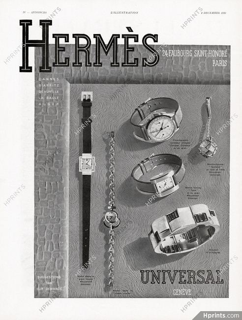Hermès (Watches) 1939 Universal