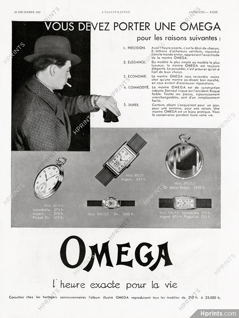 Omega (Watches) 1931