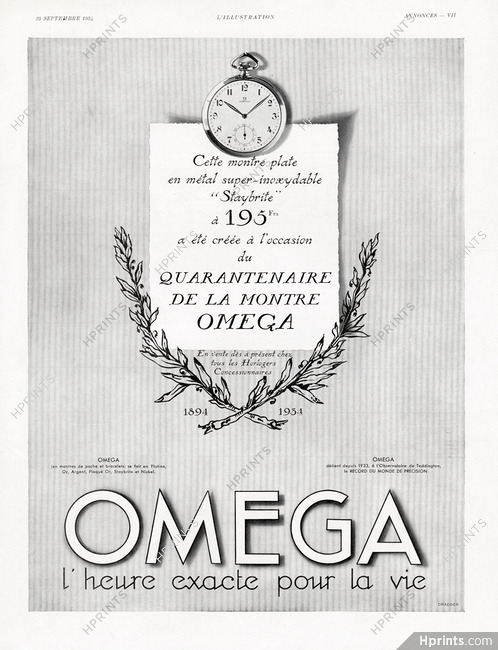 Omega 1934 Model Staybrite