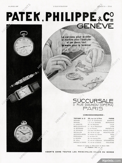 Patek Philippe & Co 1933 Genève