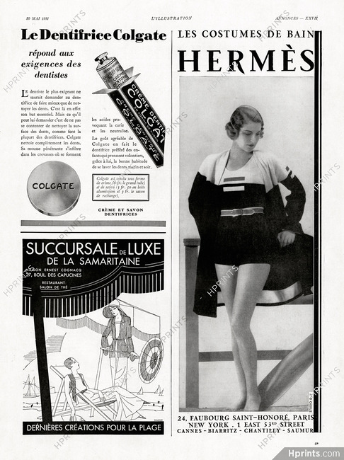 Hermès (Swimwear) 1931 Photo Deberny Peignot