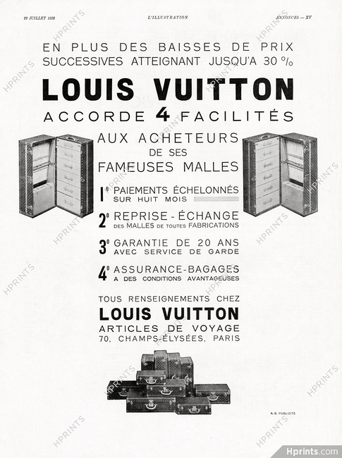 Louis Vuitton (Luggage) 1932 Malles