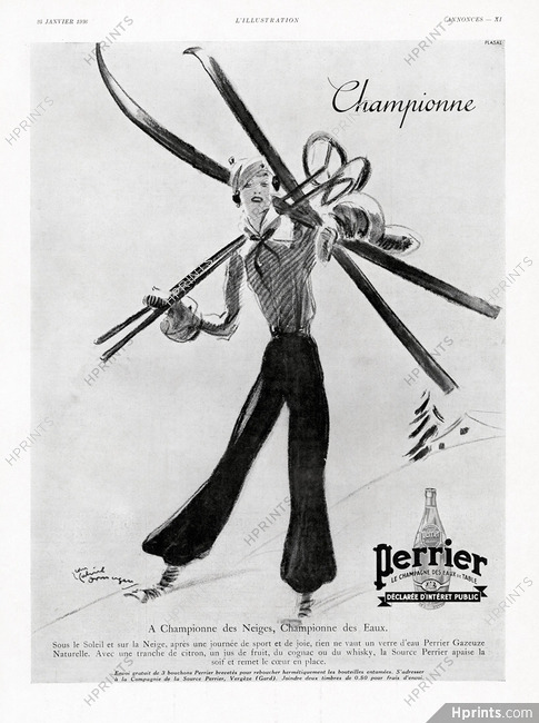 Perrier 1936 Championne, Jean-Gabriel Domergue
