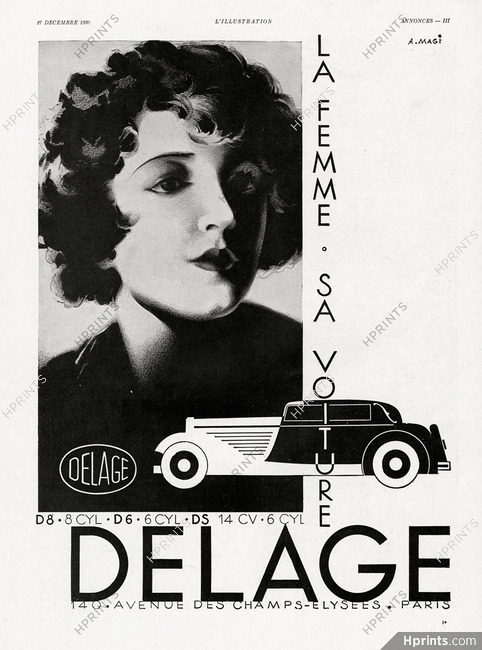 Delage (Cars) 1930 A. Magi