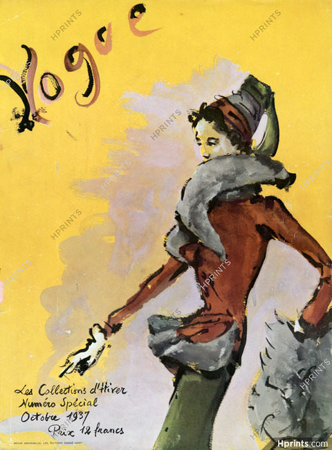 Christian Bérard 1937 Vogue Cover