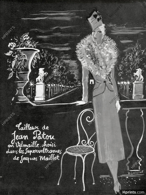 Jean Patou 1939 Tailleur, Jacques Maillet, André Dignimont