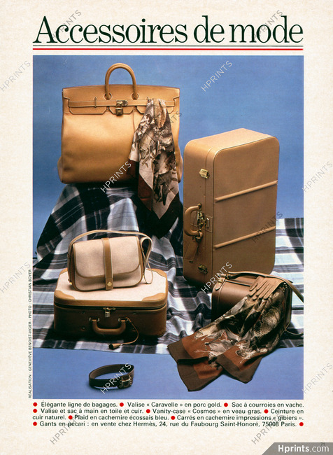 Hermès 1980 Luggage, Handbags, Carrés...