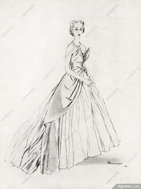 Christian Dior 1949 Mme Mendoza, Pierre Mourgue