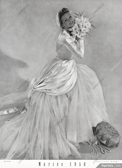 Christian Dior 1949 Wedding Dress, Photo Harry Meerson