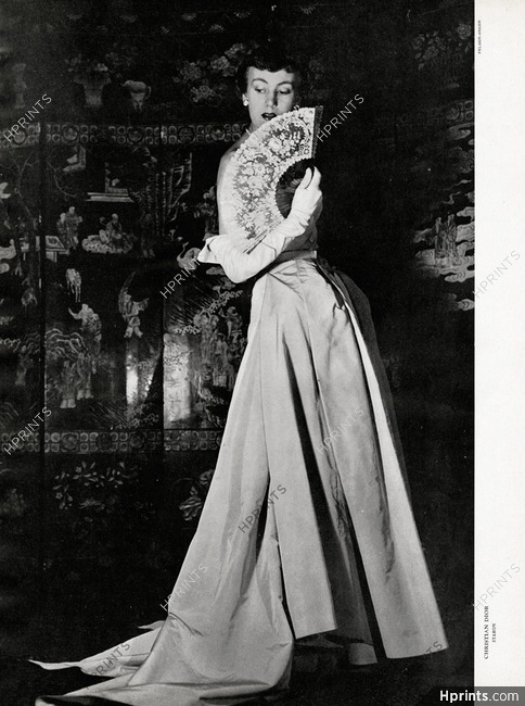 Christian Dior 1950 Evening Gown, Staron, Photo Felser