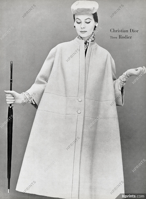 Christian Dior 1959 Manteau Rodier