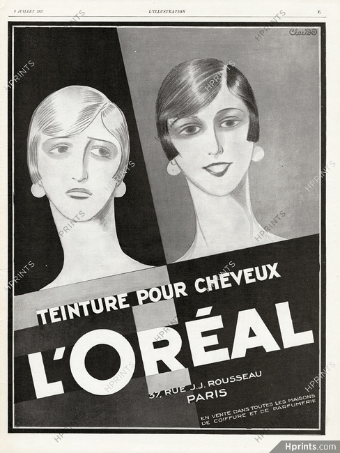 L'Oréal 1927 Dyes for hair, Jean Claude
