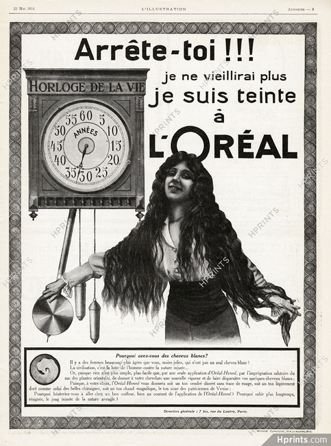L'Oréal (Hair Care) 1914 Horloge de la vie