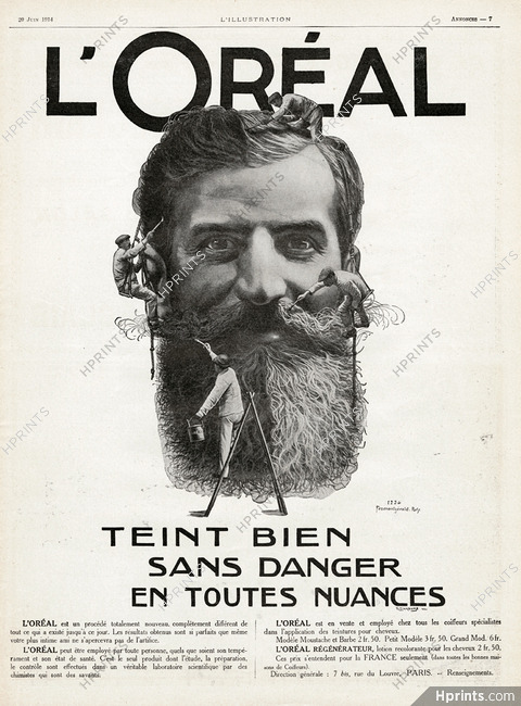 L'Oréal 1914 Moustache et Barbe, Fromentgérald