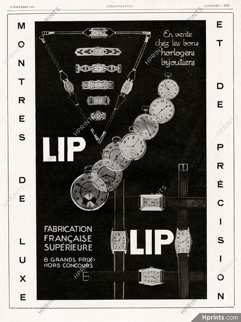 Lip 1929 Fabrication Française Supérieure