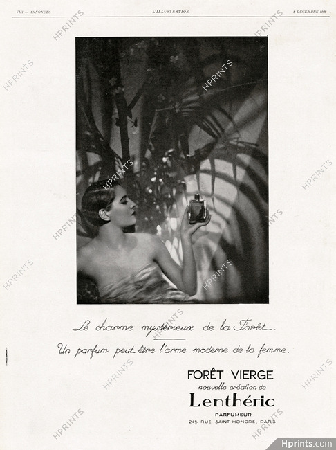 Lenthéric (Perfumes) 1928 Forêt Vierge