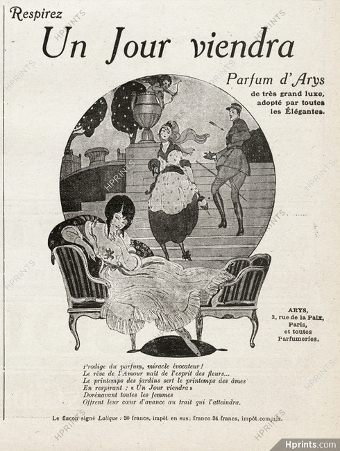 Arys (Perfumes) 1918 Un Jour Viendra, Gerda Wegener