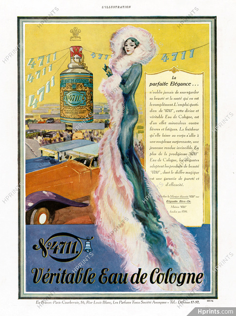 N°4711 Eau de Cologne 1931 Elegant, Evening Gown, Lutz Ehrenberger