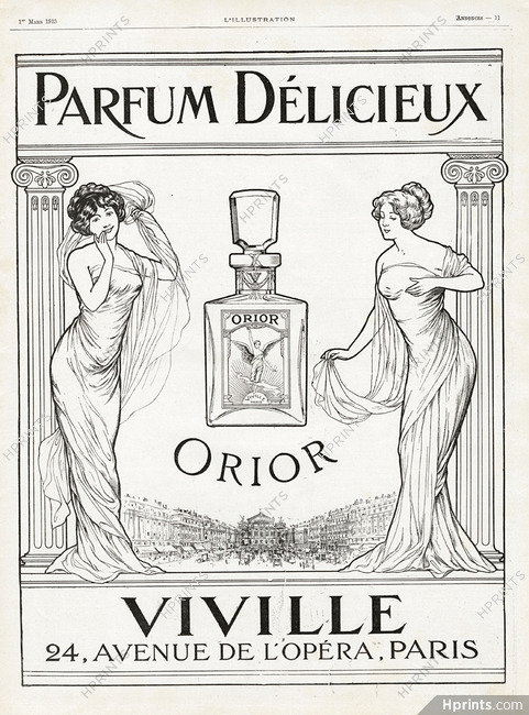 Viville (Perfumes) 1913 Orior, Opéra Garnier (L)
