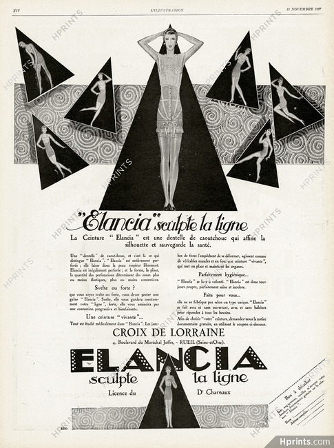 Elancia (Girdles) 1927 Dr Charnaux