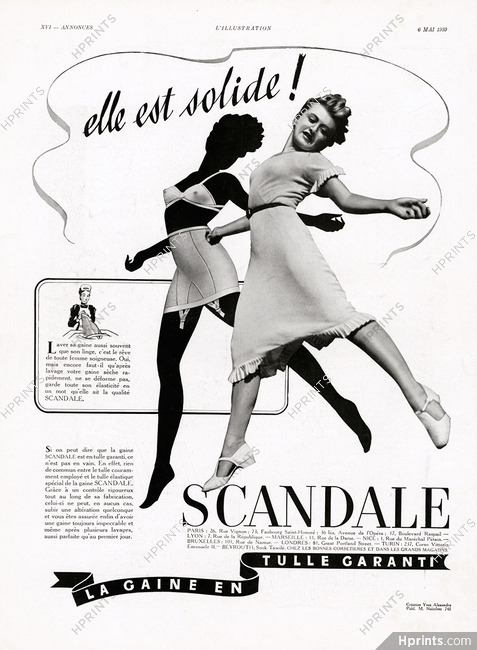 Scandale 1939 Girdle, Bra