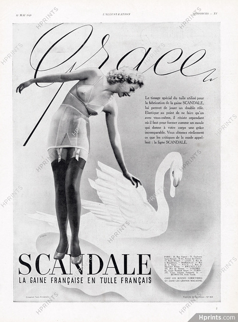 Scandale 1940 "Grâce", Swan, Starr